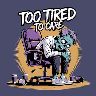 Bold Cartoon Zombie Streetwear Tee