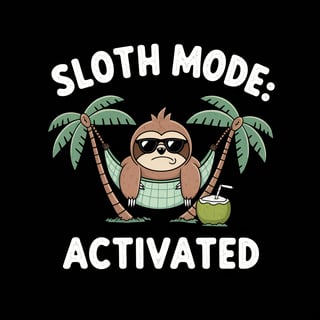 Grumpy Sloth in Sunglasses