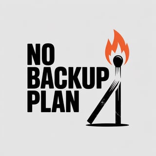 No Backup Plan Square Layout