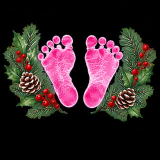 Pink Footprints Image Edit