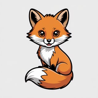 Clever Fox Vector Art