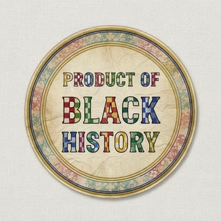 Vintage Black History Patch Design