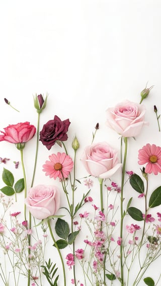 Vivid Wildflowers Illustration