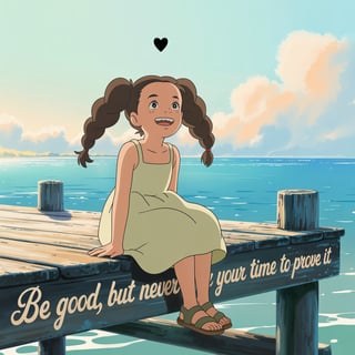 Studio Ghibli-Inspired Beach Portrait