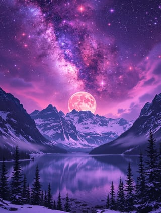 Surreal Landscape of Glacier National Park