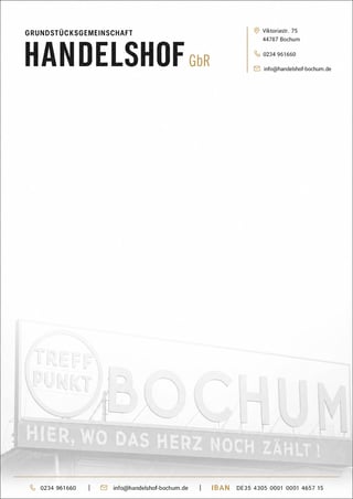 Modern Business Letterhead Design A4