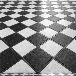Seamless Black and White Checkerboard