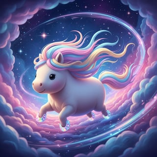 Chibi Horse in Space
