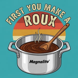 Retro Magnalite Roaster T-Shirt Design