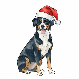 Dog Portrait in Watercolor