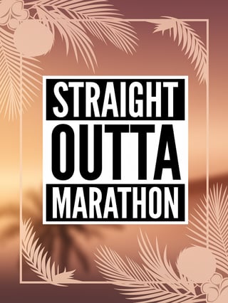 Vintage Text Design: Straight Outta Marathon