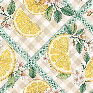Coquette Lemon Slice Pattern