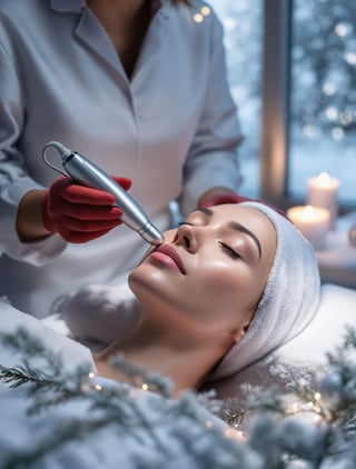 Elegant Winter Beauty Spa Treatment