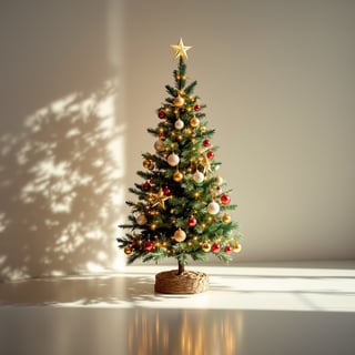 Realistic Christmas Tree in Daylight