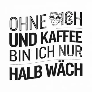 Stylish Coffee Quote Design