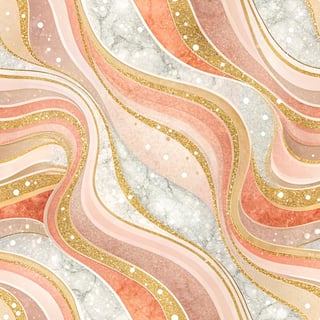 Luxury Marble Texture with Peach and Gold