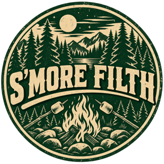 S'MORE FILTH Vintage Camp Badge