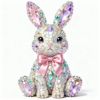 Crystal Bunny Luxury Illustration