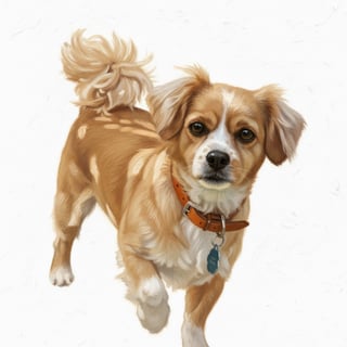 Oil Paint Dog Portrait