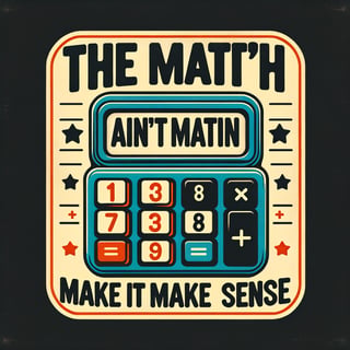 Retro Vintage Calculator Design