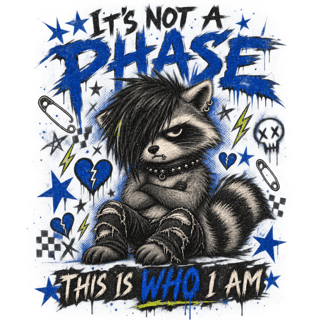 Emo Raccoon Vintage Band Tee