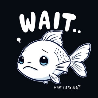 Clueless Cartoon Goldfish