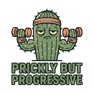 Sleepy Cactus Bodybuilding T-Shirt Design