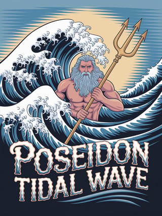 Poseidon T-Shirt Design