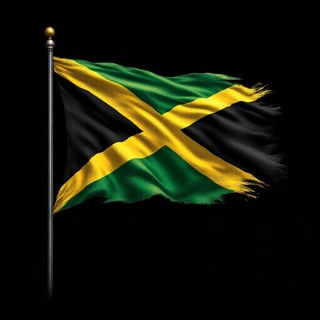 Jamaican Flag T-Shirt Vector Graphic
