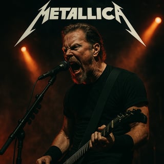 James Hetfield Live Concert Photo