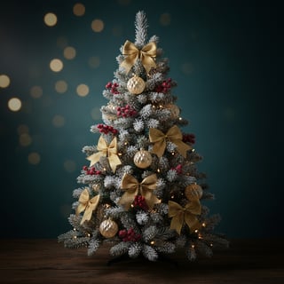Dark Moody Christmas Tree Decor
