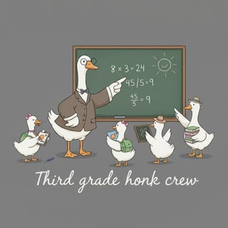 Third Grade Honk Crew Design