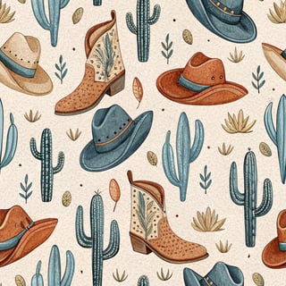 Western-Inspired Rustic Pattern Design