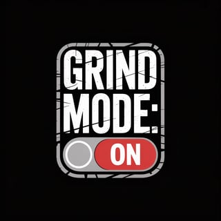 Grind Mode Badge Design