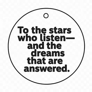Circular Pendant Typographic Design