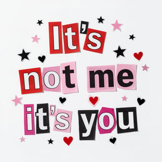 Valentine's Day Text Collage Design
