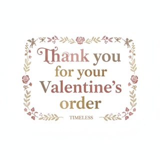 Timeless Valentine Typography Design