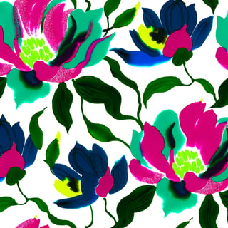 Vibrant Floral Pattern Design
