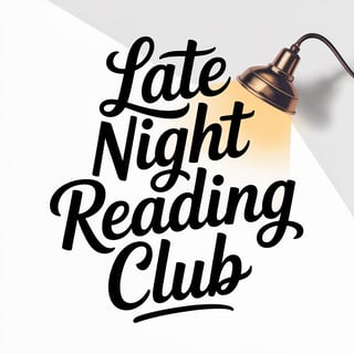 Elegant Late Night Reading Typography