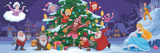Cheerful Christmas Fairy-Tale Comic