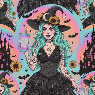 Witchy Woman Gothic Fantasy Art