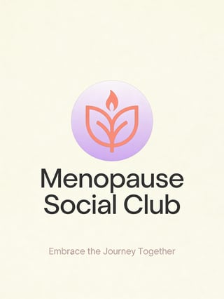 Menopause Social Club Logo Design