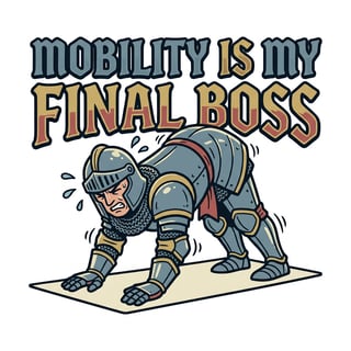 Medieval Knight Yoga Gym Humor Tee