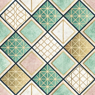Mid-Century Geometric Pattern