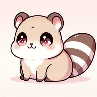 Cute Kawaii Agouti Illustration