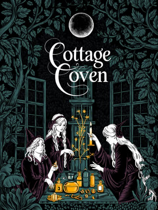 Dark Floral Cottage Coven Design