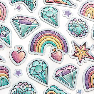 Holographic Reward Stickers