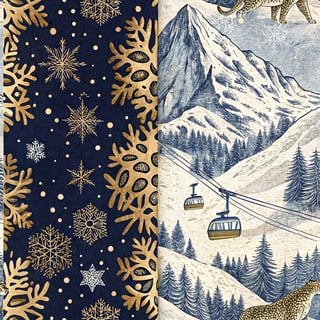 Winter Travel Glam Wrap Design