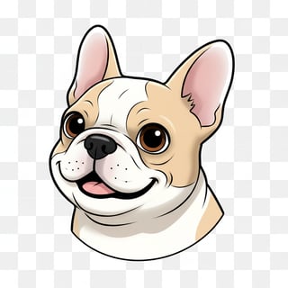 Cute Bulldog Vector Clip Art