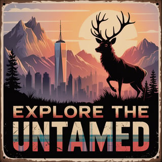 Rustic Outdoors Adventure with NY Skyline